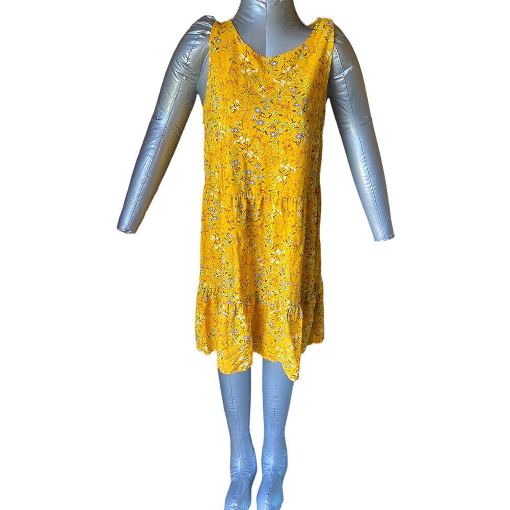 Old Navy Yellow Floral Sundress Small